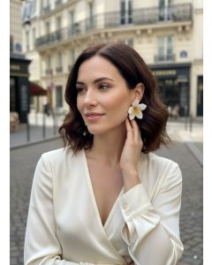 Boucles d'oreilles Fleur de Lys